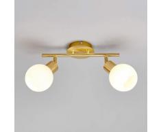 Elaina - lampada da soffitto con LED E14, ottone