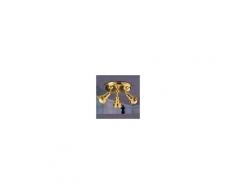 Moretti Lampada da soffitto Spotisland a 3 luci ottone