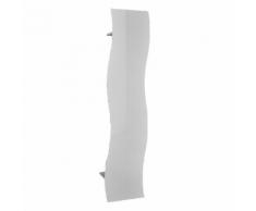 Pannello appendiabiti Onda in bianco lucido