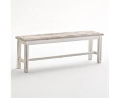 Panca Opus in pino riciclato verniciato bianco antico