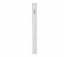 Pannello appendiabiti Brizo II in bianco lucido