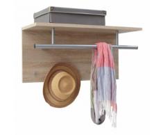 Appendiabiti con cappelliera Anse in essenza rovere