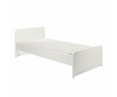 Letto singolo Minimo in bianco