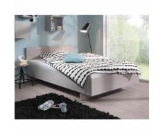 Letto singolo Galileo in effetto cemento