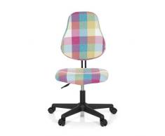 hjh OFFICE Kiddy Square - Sedia girevole per bambini