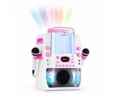 Kara Liquida BT Karaoke Show Luminoso Fontana Bluetooth bianco/rosa