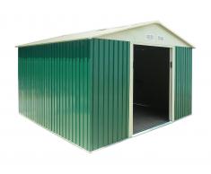 Caesaroo Box casetta giardino lamiera zincata verde pert L