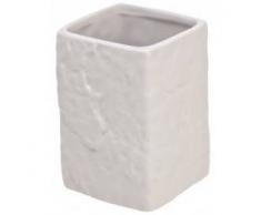 Feridras portaspazzolino bianco Petra