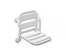 Idral sedile doccia ribaltabile fisso con schienale Easy