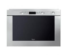 Whirlpool Forno Microonde da Incasso AMW 497 / IX Mini Chef con Grill Capacità 22 Litri Potenza 750 Watt Colore Inox