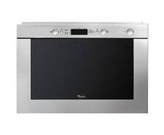 Whirlpool AMW 499 / IX Mini Chef Forno Microonde da incasso Capacità 22 Litri Potenza 750 Watt Colore Inox
