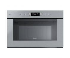 Whirlpool Forno Microonde da Incasso AMW 755 IXL Space Chef con Grill e Crisp Capacità 31 Lt Potenza 1000 Watt Colore iXelium Linea Ambient