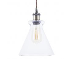 Lampadario in ottone/vetro BERGANTES