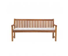 Cuscino per panchina da giardino TOSCANA/JAVA grigio beige zigzag 169x50x5cm