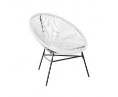 Sedia moderna bianca stile spaghetti ACAPULCO