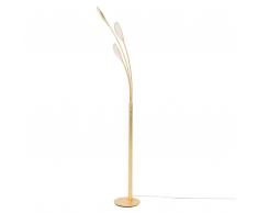 Lampada da terra LED in color oro KEGART