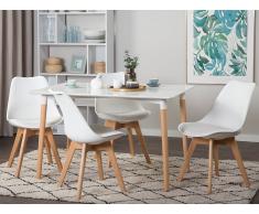 Tavolo da pranzo bianco 120 x 80 cm FLY