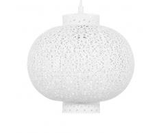 Lampadario in metallo bianco MEUSE