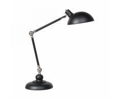 Lampada da tavolo moderna in colore nero opaco - MERAMEC