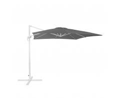 Ombrellone da giardino 250 x 250 x 235 cm antracite/bianco MONZA