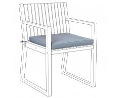Cuscino per sedia da giardino blu SASSARI