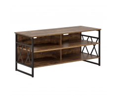 Mobile TV in colore legno scuro CARLISLE