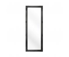 Specchio da parete in color nero 50x130 cm FOUGERES