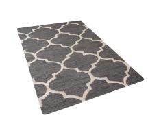 Tappeto rettangolare grigio - Tappeto moderno di design - 80x150 cm - YALOVA