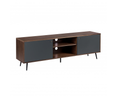 Mobile TV in colore grigio grafite/marrone scuro PORTLAND