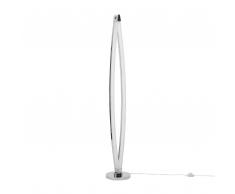 Lampada da terra a LED argento ULBA