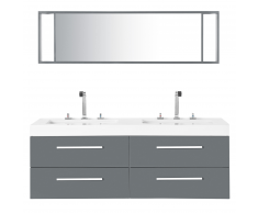 Arredo bagno in colore grigio MALAGA