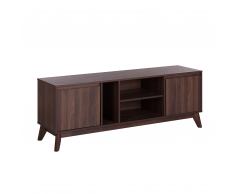 Mobile TV in colore legno scuro OAKLAND