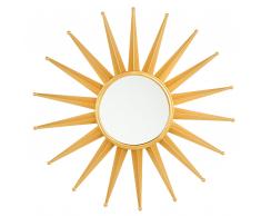 Specchio da parete color oro ø60 cm PERELLI