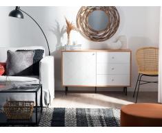 Credenza colore bianco/marrone chiaro PALMER