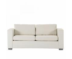 Divano a 3 posti in pelle beige HELSINKI