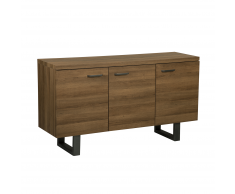 Credenza a 3 ante colore legno scuro TIMBER