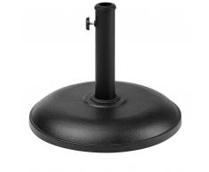 Base porta ombrellone in cemento nero Ø45 cm