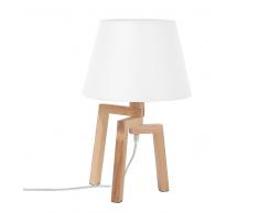 Lampada da tavolo bianca 42 cm NALON