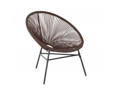 Sedia moderna marrone stile spaghetti ACAPULCO