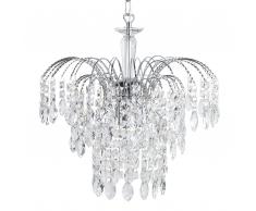 Lampadario Argento RIVIL