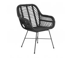 Sediain rattan nero CANORA