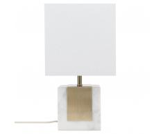 Lampada da tavolo in color bianco 44 cm PARRAL