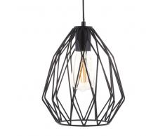 Lampada da soffitto in metallo nera MAGRA