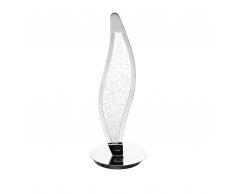 Lampada da tavolo LED argento 40 cm BUGUN