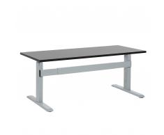 Scrivania elettrica regolabile nero-grigio 160 x 70 cm UPLIFT