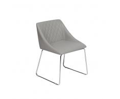 Sedia per sala da pranzo, grigio ARCATA
