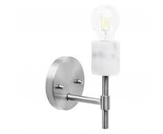 Lampada da parete color argento ARMERIA
