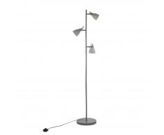Lampada da terra di colore cemento grigio chiaro MISTAGO