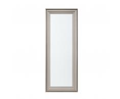 Specchio da parete in color argento 50 x 130 CHATAIN