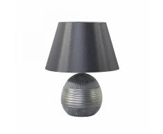 Lampada - Da tavolo - Da comodino - Colore argento - SADO